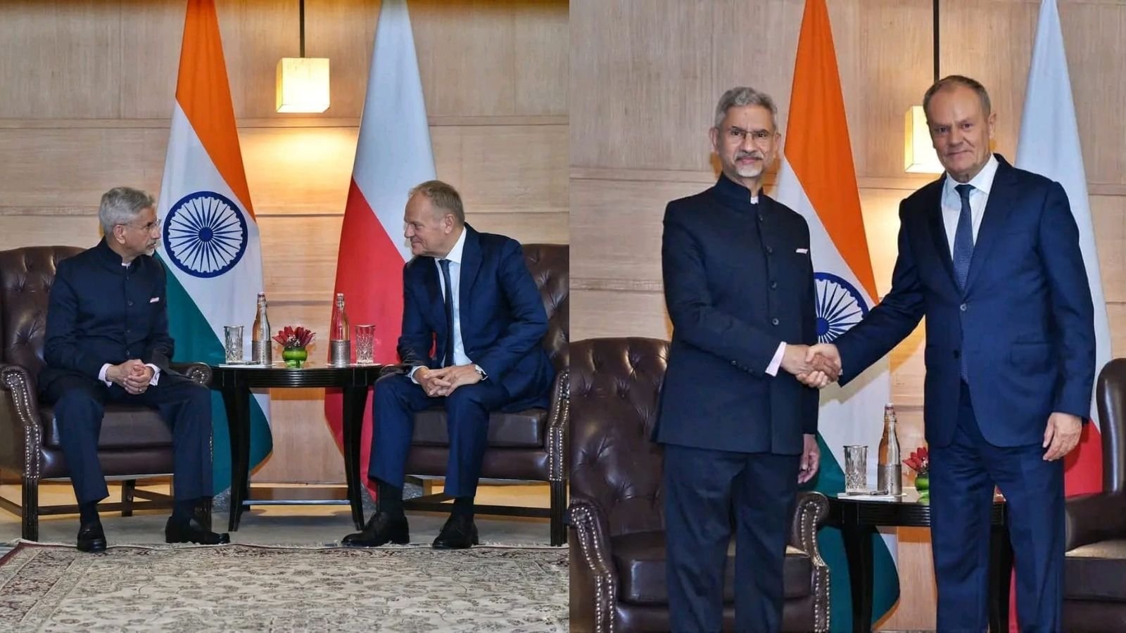 Dr. S. Jaishankar, External Affairs Minister called upon H.E. Mr. Donald Tusk, Prime Minister of Poland, 22.10.2026, New Delhi