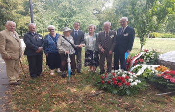 Ceremony dedicated to the memory of the Polish refugees in India during World War II 13 August 2019
