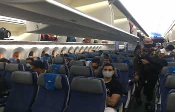 The second LOT flight carrying 48 stranded Indian nationals in Poland left Warsaw today, 23 June 2020 at 2245 hours and is scheduled to land in Delhi tomorrow 24 June 2020 at 0915 hours.