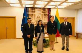 Press Release: Official visit of Ambassador Nagma Mallick to Lithuania on 7-8 November 2022