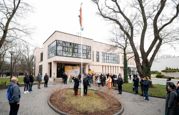 Flag hoisting on the 74th Republic Day of India