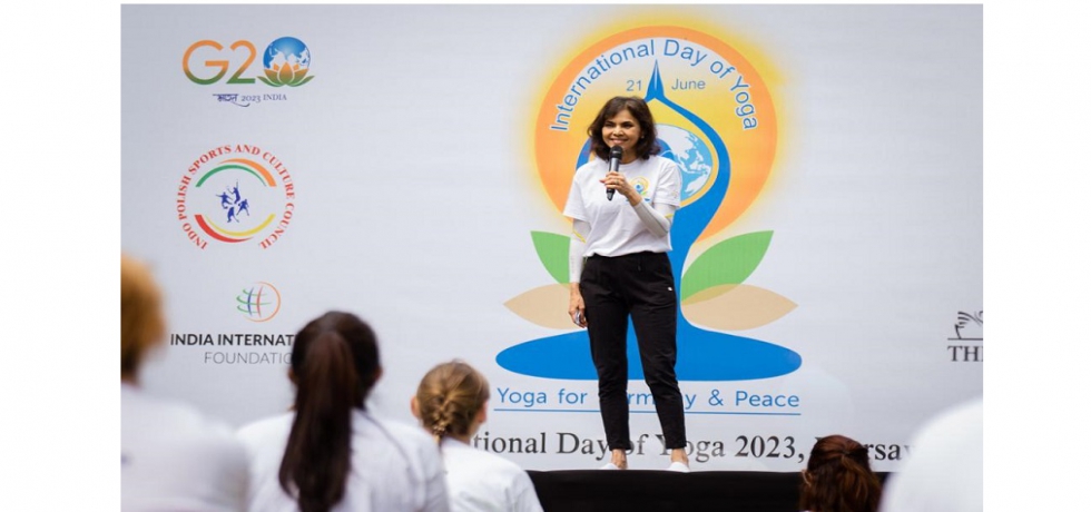 Celebration of the 9th International Day of Yoga in Warsaw, 18 June 2023