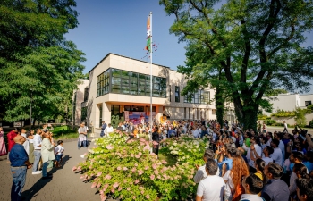 Celebration of the 77th Independence Day of India in Warsaw