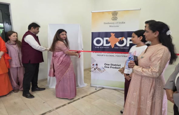 Inauguration of One District One Product (ODOP) Corner at the Chancery on 13 June 2026.