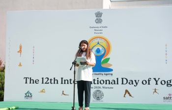 12th International Day of Yoga at the Chancery on 21 June 2026.