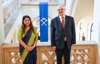  Amb. Neeta Bhushan during her visit to Krakow met Prof. Jaroslaw Gorniak, Vice Rector, International Coordination, Jagiellonian University.  Their discussions focussed on historical connections including establishment of Sanskrit dept at the university in 1893 and ongoing collaborations with several universities in India. Both sides shared their perspectives and commitment to work together in order to promote enhanced collaboration between our two countries.