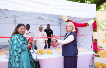 Ambassador Ms. Neeta Bhushan and Hon’ble Member of Parliament Ms. Urszula Koszutska jointly inaugurated the ‘Indian Mango Tasting’ event at the Chancery premises on 21st June 2026. The participants had the opportunity to taste the sweetness of delicious Indian mangoes, learnt about their unique flavours and origins and shared their appreciation for one of nature's most beloved fruits. An incredible showcase of mango-inspired delicacies captivated visitors at the event.