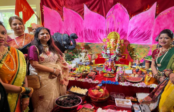 Ganesh Utsav was celebrated with full devotion and fanfare in Warsaw!! Amb Neeta Bhushan attended Sri Ganesh Visarjan organised in Hindu Bhawan Temple today. Colourful decorations, cultural performances including traditional Marathi Lezim dance marked the occasion. A good number of members of Indian diaspora alongwith Polish friends  participated and enjoyed the festivities. (20 September 2026)