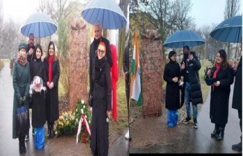 Polish school entrusted with guardianship of the Good Maharaja Monument in Warsaw